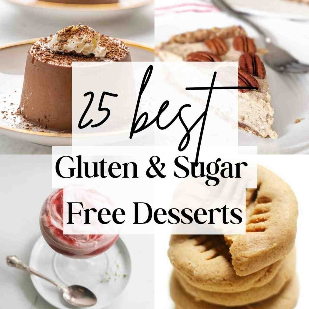 gluten free and sugar free desserts for weight loss and healthy lifestyle  